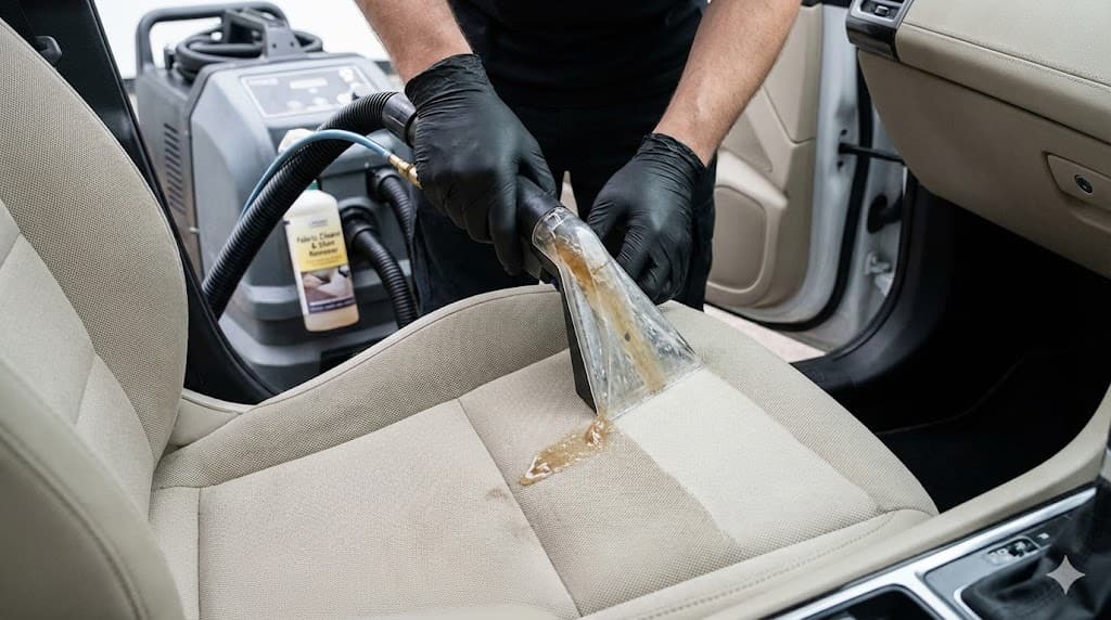 Interieur-Premium-Paket – Lederpflege, Sitzreinigung und Innenraumaufbereitung im Raum Esslingen & Stuttgart